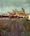 Vista de Saintes Maries Vincent van Gogh